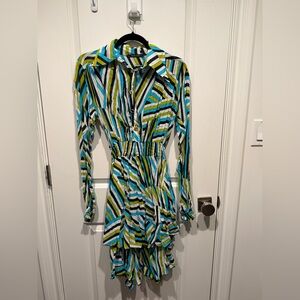 Striped Long Sleeve Dress